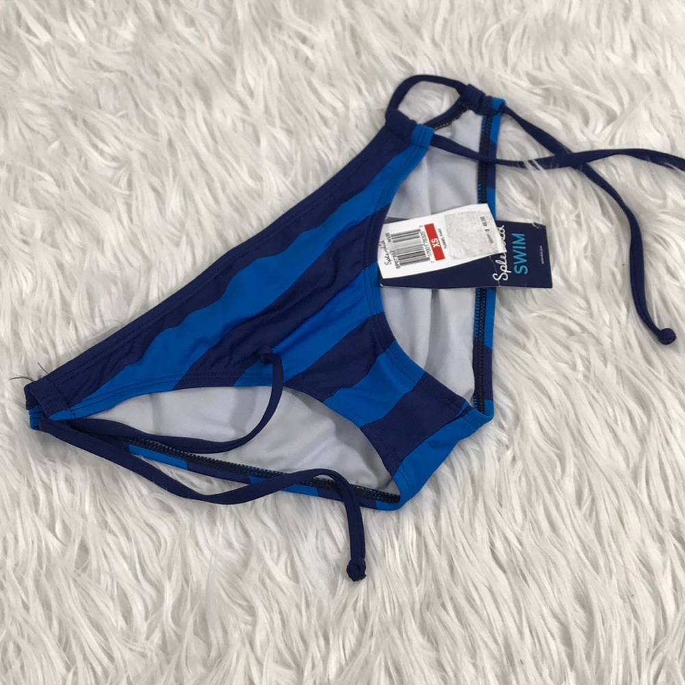 Splendid Blue Striped Swim Bottoms